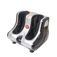 Masseur électrique chauffant pour pieds et mollets, compression d'air, shiatsu, pétrissage profond, avec airbags, pour soulager les jambes et le corps