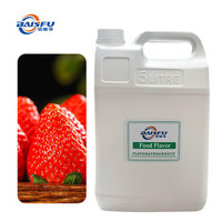 Concentré de saveur liquide industriel à la fraise fraîche de qualité alimentaire Baisfu pour les boissons