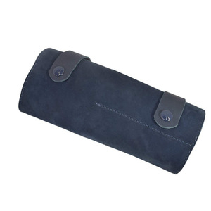 Customized genuine leather scissors <b>tool</b> <b>bag</b>, hair styling <b>tool</b> storage <b>roll</b> <b>bag</b>, hairstylist folding comb <b>bag</b> - Product Image 4
