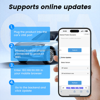 Adaptador Inalámbrico Universal Portátil Carplay Android Auto USB, Dongle Multimedia para Auto, Plug and Play, Carlinkit Mini Ultra Connect Smart