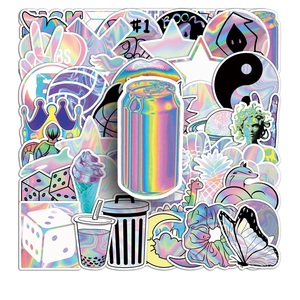 वाटरप्रूफ और यूव प्रतिरोधी अनुकूलित डिजाइन के साथ होलोग्राफिक डाई-कट स्टिकर, मुद्रित विनाइल स्टिकर डाई-कट - Product Image 1