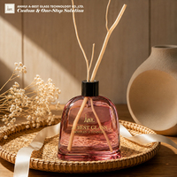 Bouteille diffuseur de parfum en verre transparent en forme de cloche de 150 ml, décoration d'intérieur, logo personnalisé, finition de surface disponible