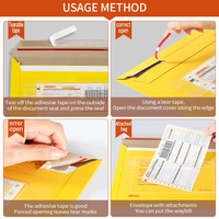 Enveloppe de papier postal auto-scellante Sac de sécurité Expédition DHL UPS FedEx Express Mail Enveloppe de protection postale Documents Enveloppe