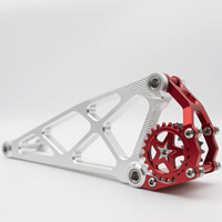 Service d'usinage CNC, kits de carrosserie de scooter électrique en aluminium de haute qualité, accessoires de suspension hydraulique, cadre de scooter
