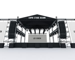 300*300 мм, 400*400 мм, 520*760 мм, система демонстрации ферм на крыше со ступенчатой платформой, подиум для наружного проведения мероприятий - Product Image 3