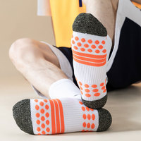 Chaussettes de compression de sport pour hommes de haute qualité avec manchette tricotée antidérapante Logo personnalisable Position inférieure pour la saison estivale des jeunes