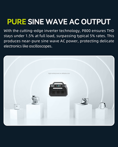 800W 512Wh Portable Power Station LiFePO4 Solar <b>Generator</b> Outdoor Power Supply For Camping RV Home Emergency Backup Power - Product Image 5
