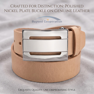<span class=keywords><strong>Boucle</strong></span> de <span class=keywords><strong>ceinture</strong></span> à cliquet moulée sous pression 35 mm pour homme, plaque creuse argentée brillante, clip formel, <span class=keywords><strong>boucle</strong></span> automatique, accessoires de mode OEM ODM - Product Image 2
