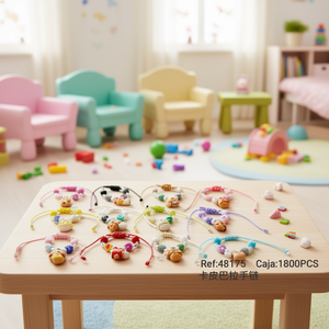 Braccialetto Kapibala con Perline Colorate, Gioielli alla Moda per Bambini, Confezione da 1800 Pezzi - Product Image 3