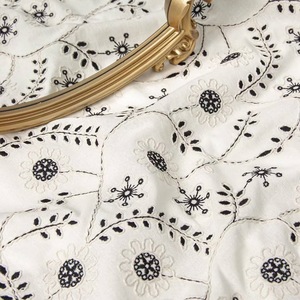 Vintage-style <strong>Cotton</strong> Thread Rope Embroidered <strong>Cotton</strong> Fabric Embroidery Flower Vine Embroidery Cheongsams Costumes Casual <strong>Wear</strong> - Product Image 4
