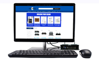 PC industriel avec double RJ45 2.5 go i225-V Intel Giga LAN 6RS232 RS485 ordinateur industriel pour appareils de cybersécurité