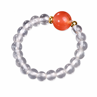 Bague en cristal blanc naturel Nanhong vintage pour femmes, bijoux de mode, fournisseur en gros