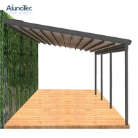 Auvent motorisé moderne en PVC, pergola, auvents rétractables en aluminium avec éclairage LED