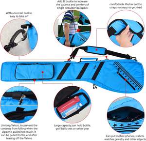 Bolsa de Transporte Plegable para Palos de Golf, Aprobada por Aerolíneas, Regalo para el Domingo, Bolsa de Golf Ligera para Viajes de Golf con Bolsa para Accesorios - Product Image 5