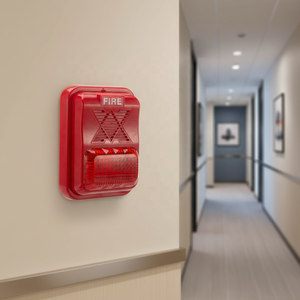 Sistem <span class=keywords><strong>Alarm</strong></span> Kebakaran Konvensional dengan Desain Baru yang Disetujui CE, DC 10-30V, 105dB, 3-Nada, Kombinasi Suara dan Lampu Strobo ABS - Product Image 5