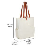 Sac à raquettes de pickleball en toile pour enfants, sac à bandoulière multi-poches et sac à dos pour le rangement des raquettes