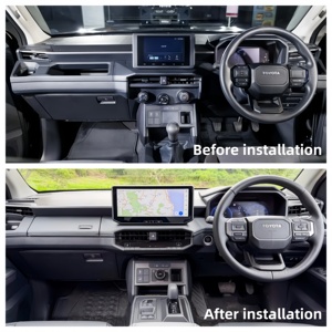 12,3-дюймовое Android-головное устройство для автомобиля с GPS-навигацией, CarPlay, Mirror Link, поддержкой SD-карт для <span class=keywords><strong>Toyota</strong></span> <span class=keywords><strong>Hilux</strong></span> 2026 (левый/правый руль) - Product Image 2