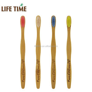 ECO nature bamboo sikat gigi lembut, sikat gigi bambu alami ramah lingkungan organik mudah terurai dengan kemasan kustom dan rendah - Product Image 6