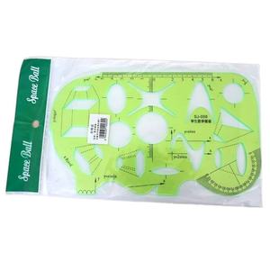 قالب رسم بلاستيكي مسطرة قياس قالب مسطرة قالب رسم بلاستيكي مسطرة - Product Image 4