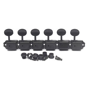 6 Nội tuyến cổ điển <span class=keywords><strong>Guitar</strong></span> tuners điều chỉnh chốt Phím Máy đầu thiết lập cho <span class=keywords><strong>guitar</strong></span> điện Đen/Vàng/CHROME - Product Image 6