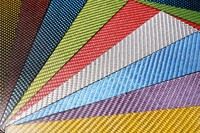 Feuille de fibre de carbone colorée sur mesure de haute qualité