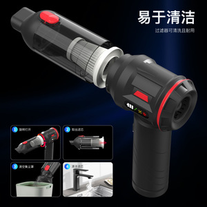 Aspiradora de Mano Shanen de 120W Recargable e Inalámbrica con Múltiples Boquillas para Uso en el Hogar y el Automóvil - Product Image 3