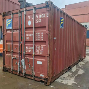 سعر 20GP مستعملة النقل البحري 20 قدم طول 20 قدم حاوية شحن البضائع الجافة 20 قدم للبيع - Product Image 1