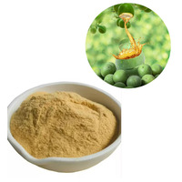Extrait de fruit du moine de qualité alimentaire supérieure, poudre d'extrait de plantes 5%-50% Mogroside V, édulcorant naturel, extraction liquide-solide
