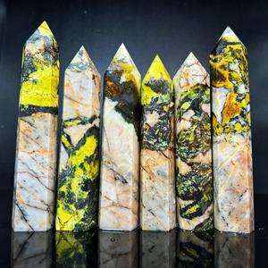 Venta al por mayor, fábrica de cristal Fanshi, columna grande, varita de piedras preciosas, decoración artesanal, torre de piedra <span class=keywords><strong>Ponderosa</strong></span> de cuarzo curativo Natural para - Product Image 4