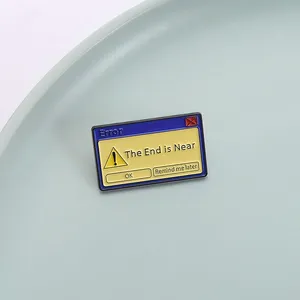 สัญลักษณ์ "The End Is <span class=keywords><strong>Near</strong></span> Ok Remind <span class=keywords><strong>Me</strong></span> Later" แบบติดเสื้อ ป้ายเคลือบเงา ป้ายติดปกเสื้อ ของที่ระลึกสำหรับเพื่อนร่วมงาน - Product Image 3
