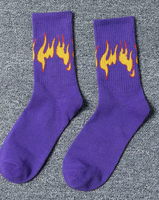 Chaussettes Hip Hop Sokken à motif floral, noires, blanches et jaunes, respirantes, pour skateboard, Harajuku Street Skarpetki