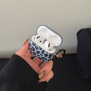 ลายเสือดาวสีน้ำเงินและสีดำสำหรับเคสแอร์พอดเข้ากันได้กับแอร์พอดโปร/ 3/ 2 กันกระแทก - Product Image 5