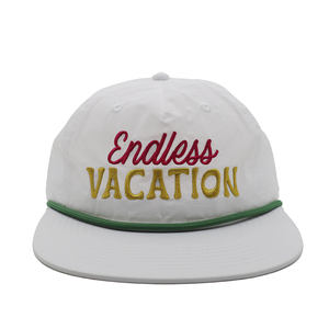 Gorra de Nailon Personalizada OEM, sin Estructura, Transpirable, con Logotipo Bordado, Patrón de Letras, para Campamento y Actividades al Aire Libre - Product Image 2