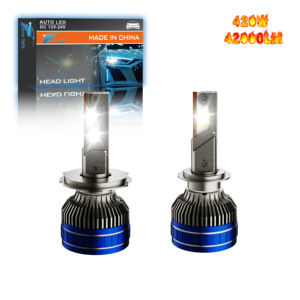 Nuevo Faro Delantero LED Innovador H4 400W, Mejor <span class=keywords><strong>Precio</strong></span>, Súper Alta Potencia 6000K, H7 9005 H11 H8 H9, Máximo Brillo, 6 Tubos de Cobre - Product Image 1