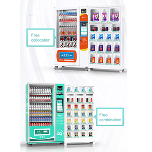 Distributeur automatique treillis armoire collation <span class=keywords><strong>boisson</strong></span> self-service commercial sans pilote distributeur automatique pur balayage code casier - Product Image 5