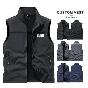 Combinaison d'entraînement en plein air hiver coupe-vent tactique sport velours gilet personnalisé gilet hommes tactique veste gilet - Product Image 2