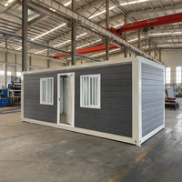 Maison conteneur pliable Z-Fold, panneau sandwich léger EPS pour conteneur pliable, bureau/bâtiment modulaire compact
