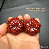 Boules d'acupression Yuanbao en noyer sauvage, naturelles, pour l'entraînement des mains, cadeau d'art populaire, logo personnalisé, cadeau d'entreprise, vente en gros