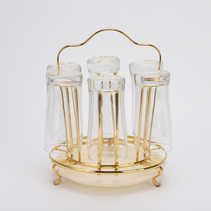 Égouttoir à verres pour salon, support de séchage pour tasses et verres à vin avec plateau de drainage - Product Image 2