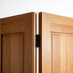 Puerta Plegable de Madera con Diseño de Marco de Puerta sin Costuras, Insonorizada, para Decoración de Interiores de Hogar, Cocina y Dormitorio - Product Image 5