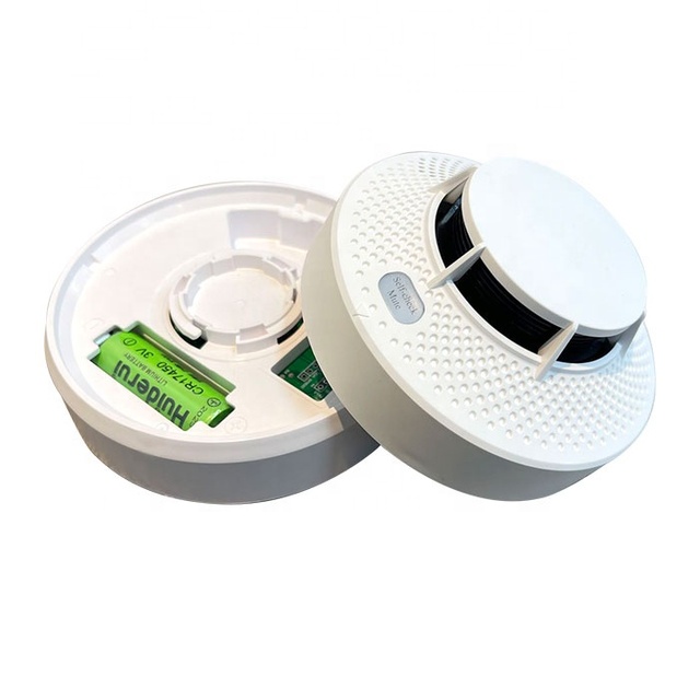 Tanda Wireless Fire Alarm Standalone Single-Station Fire Smoke Detector Certification Photoelectric Sensor 85 DB Alarm Sound