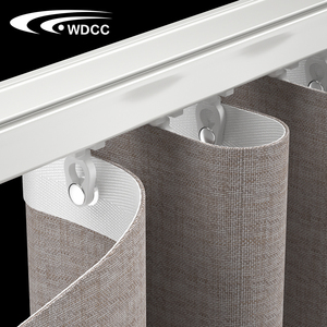 1048P S nastro della tenda dell'onda dell'ondulazione della pista di piegatura dell'alluminio S piega la tenda <span class=keywords><strong>con</strong></span> il prezzo all'ingrosso della pista della tenda - Product Image 6