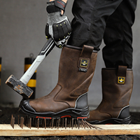 Bottes de travail imperméables de première qualité à enfiler avec embout composite pour hommes
