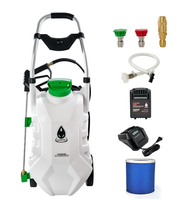 Pulvérisateur à chariot à vitesse variable avec batterie au lithium de 30 litres, fonction d'auto-nettoyage, pulvérisateur à pression, matériau PP, utilisation agricole