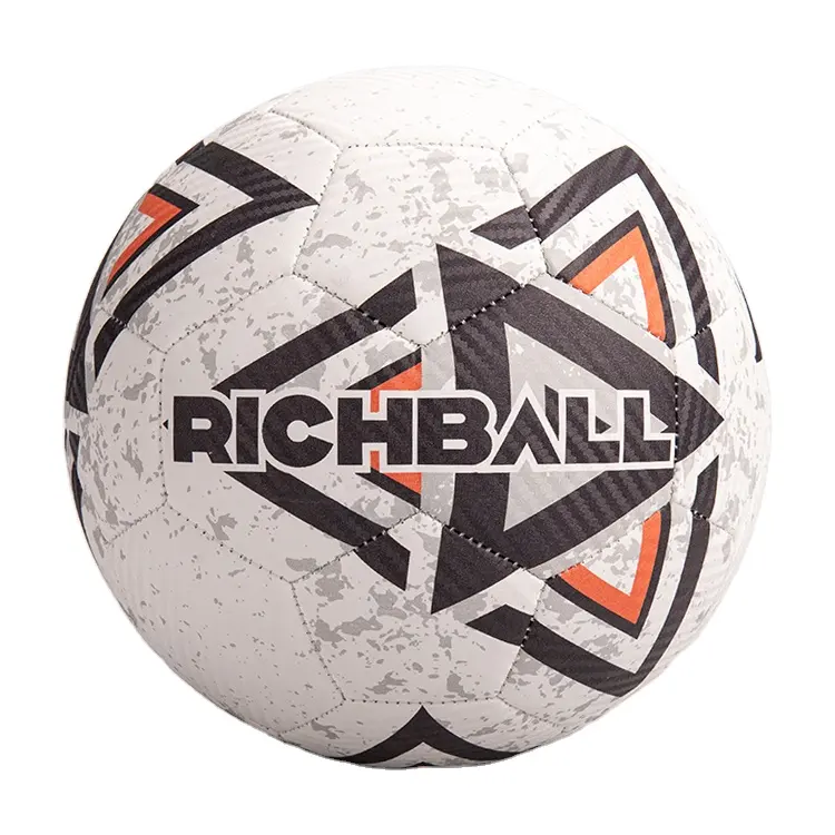 Bola de futebol profissional costurada para máquina de treino, bola de futebol oficial tamanho 5