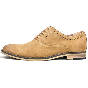 Best Quality Large Size Dress Suede Shoes <strong>Men</strong> <strong>Velvet</strong> Casual Lace up Leather <strong>Loafers</strong> - Product Image 3