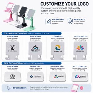 Wholesale Mobile Phone Holder Adjustable Fold Phone Stand with Custom Logo Cell Phone Holder for <b>Small</b> Business Promotional Gift - Product Image 3