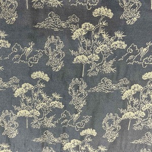 Vintage Blue Toile De <strong>Jouy</strong> Jacquard <strong>Fabric</strong> Double Sided for Jacket Waistcoat - Product Image 2