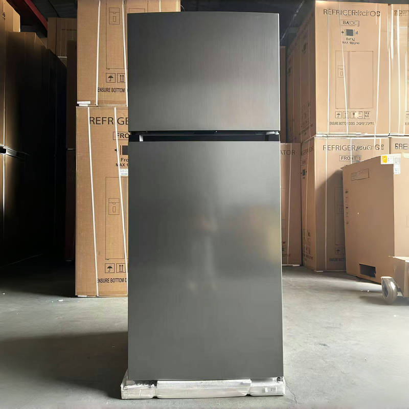110V Double Door Fridge with Top