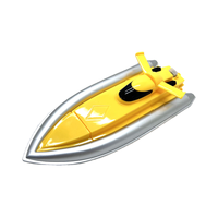Haute qualité 2.4G Mini télécommande hors-bord 2 canaux vitesse rapide RC bateaux et navires pour enfants